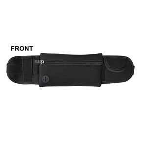 Ceinture de sport réglable, légère et respirante, imperméable en polyester/nylon pour la course à pied OEM/ODM Zipper Pocket Essentials - Product Image 1
