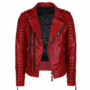 Chaquetas de moto de hombre de precio bajo de alta calidad chaqueta de moto de hombre de contraste de color de diseño único - Product Image 1
