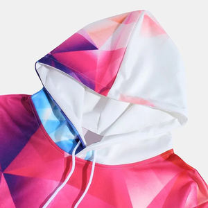 Sudadera con capucha de lana de algodón de gran tamaño de alta calidad para hombres Logo de sublimación personalizado Patrón sólido Sudadera de peso pesado de invierno - Product Image 2