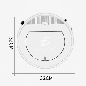 White Rechargeable Smart Robot Vacuum Cleaner USB Power Source Automatic Cleaning Navigation Wet <b>Dry</b> <b>Mopping</b> for Hotels - Product Image 4