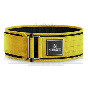 Cinturón de gimnasio de levantamiento de pesas de nailon 100% con logotipo personalizado de gran oferta, autobloqueo rápido y de alta calidad para levantadores de pesas - Product Image 5