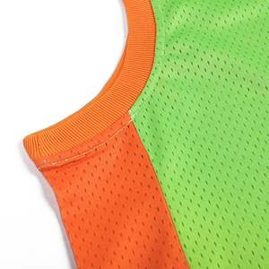 Maillot de basket-ball pour hommes conçu sur mesure, de haute qualité, respirant, grande taille, équipe brodée, OEM, prix abordable - Product Image 3