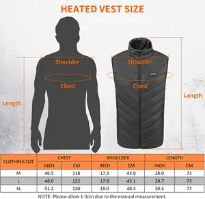 Winter Vest With Adjustable Fit Versatile Outerwear With Heating Size-adjustable Insulated Clothing Personalized Outer Garment