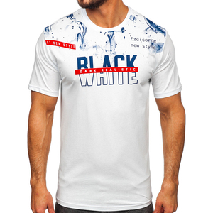 T-shirts de gym pour hommes personnalisés 100% polyester tricoté sublimation imprimé design uni t-shirts vierges pour le fitness - Product Image 1