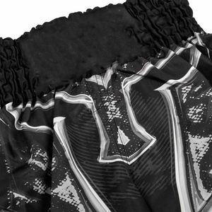 Haute qualité Satin Muay Thai Shorts professionnel Kickboxing combats Gear doux MMA et chaussures de boxe - Product Image 3