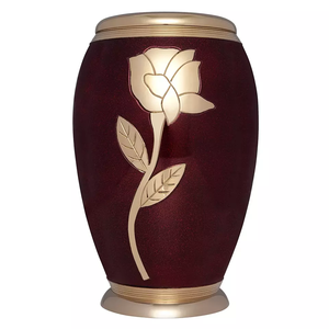 Urne funéraire en aluminium pour cendres, grande/adulte, 200 pouces cubes, fournitures funéraires - Product Image 2