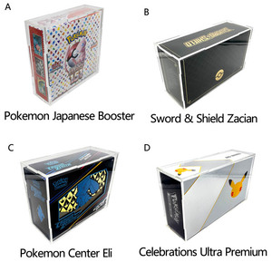 Tùy chỉnh <span class=keywords><strong>PMMA</strong></span> acrylic Pokemon TCG Booster <span class=keywords><strong>box</strong></span> với nam châm nắp lắp ráp thẻ và tháo dỡ hộp bảo vệ để sử dụng nhà - Product Image 3
