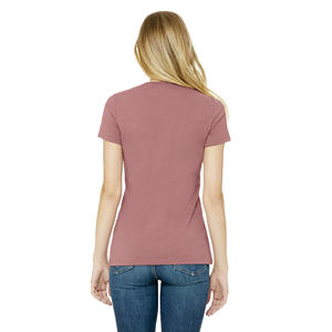 Camiseta de mujer 2025 verano cuello redondo Camiseta en blanco Camiseta de manga corta para mujer Terry ropa informal de gran tamaño camiseta de mujer 100% - Product Image 4