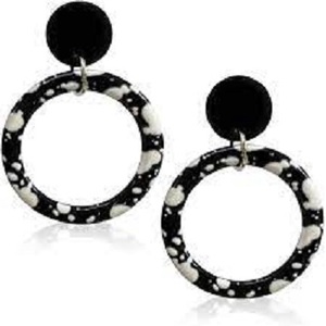 ต่างหูเรซินออกแบบใหม่มีหลายสีและขนาดการปรับแต่งและต่างหูเรซิ่นใหม่คุณภาพดีที่สุด - Product Image 2