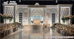 Decoración de escenario romano de gran boda, decoración de escenario occidental de FRP, estilo victoriano, escenario de boda - Product Image 5