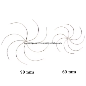 Agujas de Coser al por Mayor para la Confección de Pelucas de Cabello Humano, Agujas Curvas en Forma de C para Tejer, Agujas de Coser, Kit de Extensión de Cabello para Salón - Product Image 4