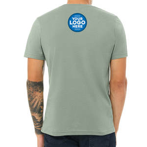 Sérigraphie personnalisée marque unie t-shirt surdimensionné vente en gros pour hommes - Product Image 3