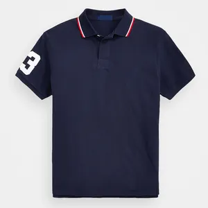 Logo yaka yaka Polo GÖMLEK Golf Polo T Shirt popüler Polo GÖMLEK rekabetçi fiyat özelleştirilmiş rahat 100% Toner iplik erkekler