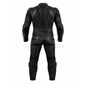 Premium Leather Men's Breathable <b>Waterproof</b> Quick Dry <b>One</b> Piece Motor Bike Suit Custom Made High Quality Low Price Wholesale - Product Image 2