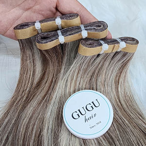 Extensions à bandes 100% cheveux humains en gros, 16-32 pouces, 12A Blond Vierge Plus, Lisse Extrême, Cheveux Bruts du Vietnam, Super Double - Product Image 4