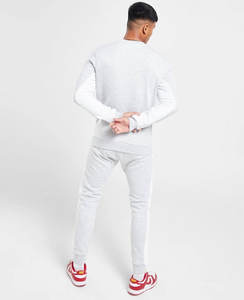 Ropa de calle de alta calidad para hombre, chándal, pantalones para correr, chándal de algodón transpirable con Sudadera con capucha inferior reflectante - Product Image 3