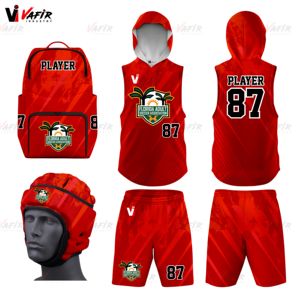 7v7 Football Sublimated <b>Compression</b> Uniform Printed Custom Team Sport <b>Shirt</b> Unisex Anti-UV Quick Dry - Product Image 6