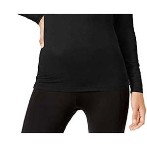 Maglia da donna 32 Degrees Cozy Heat a collo alto, stile casual, nera, taglia extra small - Product Image 3