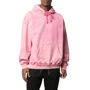 Sweat-shirt à capuche vintage surdimensionné personnalisé pour homme, lavage à l'acide, coton thermique lourd, imprimé, vêtements d'hiver - Product Image 1