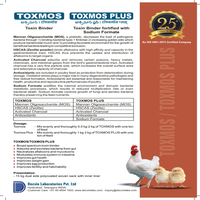 Toxmos Plus Toxin Binder enrichi avec des additifs alimentaires en vitamines de volaille formiate de sodium pour les poulets Booster immunitaire Anti Stress