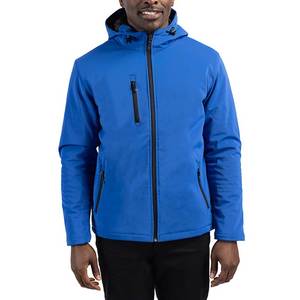 Veste Softshell à Capuche pour Hommes 2025 avec Tissu Coupe-Vent Respirant Intérieur Doublé Chaud Idéal pour les Activités de Plein Air - Product Image 1