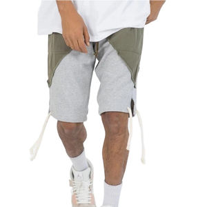 Customized Logo Summer New Breathable <b>Loose</b> Casual <b>Shorts</b> for Men <b>Women</b> 100% Cotton Customizable Pocket Elastic Waist Solid - Product Image 1