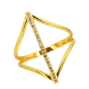 Solid 18k Yellow Gold Diamond Wedding Fine Jewelry Supplier Real Diamond Pave Gold Ring For Gift Fine Jewelry Manufacturer