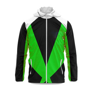 Vestes coupe-vent à sublimation personnalisées de style High Street col montant fabriqué en usine vente chaude - Product Image 4