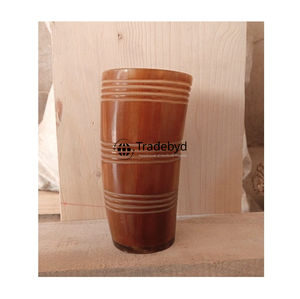 Wooden Glass Cup Handmade from Natural Wood for Dining Use Eco Friendly Rustic Gift Tumbler by Tradebyd - Product Image 2
