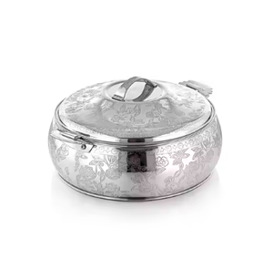 Marmite décorative en métal Casserole de créateur faite à la main de qualité supérieure Meilleure vente Réchauffeur d'aliments isolé en métal Vente à chaud - Product Image 4