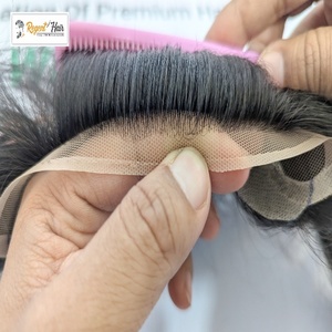 วิกผมด้านหน้าเป็นลอนคลื่นธรรมชาติแบบผูก100% - Product Image 6