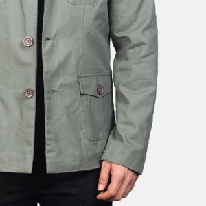Chaquetas de Lona Estilo Safari Hechas a Medida, Soluciones de Ropa Personalizada de Fábrica al por Mayor, Calidad Premium, Toques de Diseño Únicos, 100% Algodón - Product Image 6