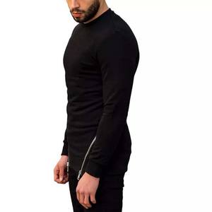 Sudaderas lisas de Cuello redondo en blanco de algodón OEM, materiales originales, nuevo diseño, ropa de sudor para hombre, sudadera básica con estampado bordado - Product Image 3