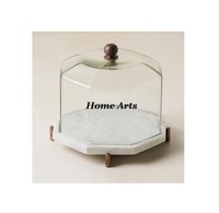 Lot de 2 Serveurs à gâteaux de différentes tailles avec couvercle de forme ronde Couleur argent Serveur de dates pour collations avec couvercle en vrac