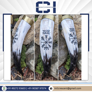 Corne à boire Viking de qualité supérieure fabriquée à la main avec un design simple et le meilleur polissage pour les gros acheteurs - Product Image 4