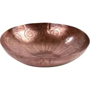 Bol de service en cuivre poli solide - Durable, écologique, passe au lave-vaisselle, idéal pour les fêtes - Product Image 6