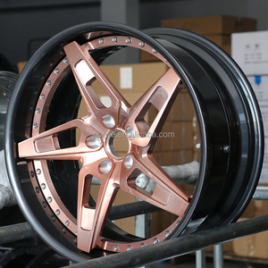 Cerchi Forgiati Simmetrici Personalizzati in Oro Rosa da 18, 19, <span class=keywords><strong>20</strong></span>, 21, 22 Pollici, Specifiche Personalizzate, per BMW, Audi, Mercedes-Benz - Product Image 2