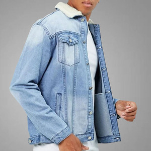 Fabricant professionnel veste en jean à coupe parfaite conception personnalisée logo personnalisé à bas prix meilleure vente veste en jean - Product Image 2