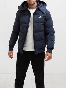 Chaqueta de Plumón para Hombre, de Alta Calidad, con Logotipo Personalizado, para Otoño, Tendencia 2026, Cuello Alto, Impermeable y Cortavientos - Product Image 2