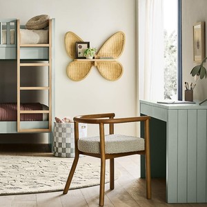 Newest Design Large Rattan <b>Butterfly</b> Wall Shelf Handmade Wicker <b>Wooden</b> Shelf for Kids Room Nursery Home Decor - Product Image 6