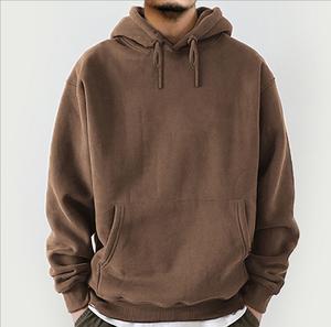 2025 hommes décontracté poids lourd pull à col rond couleur unie chaud vêtements quotidiens mode tricots doux fil sweats à capuche et sweats - Product Image 6