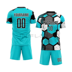 100% Polyester Fabric breathable set quick dry <b>products</b> fit customized logo print Jersey <b>Soccer</b> Jersey American football kit - Product Image 1