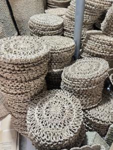 แผ่นรองน้ำผักตบชวาทรงสี่เหลี่ยมผืนผ้าทำด้วยมือธรรมชาติเป็นมิตรกับสิ่งแวดล้อมใช้ในครัวเรือนโรงแรมรีสอร์ทผลิตจากเวียดนาม - Product Image 6