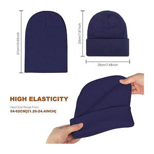 Gorro de Invierno Unisex de Punto Cálido y Ligero con Logotipo Personalizado OEM para Uso Casual al Aire Libre - Product Image 6