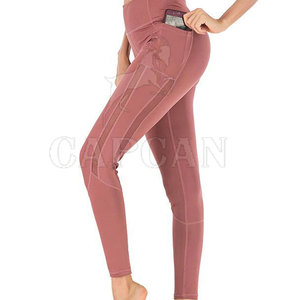Leggings de yoga de gymnastique taille haute personnalisés pour femmes Capcan de conception sans couture en coton tricoté respirant Style décontracté international - Product Image 4