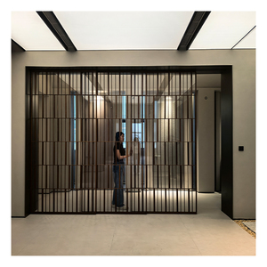 Portes en bois modernes hautes et luxueuses personnalisées Intérieurs de sécurité cachés pour chambre à coucher Maison en bois massif Caractéristique imperméable pour le salon - Product Image 4