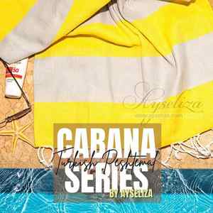 Serviette de plage en coton biologique turc Zero Twist Long Fiber Ultra Absorbant Striped Design Oversized Fit Fringe Edge Zero Fade - Product Image 6