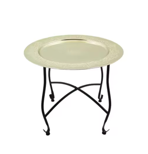 Mesa de centro de Metal de diseño marroquí de tendencia superior, muebles móviles ligeros para sala de estar del hogar - Product Image 4