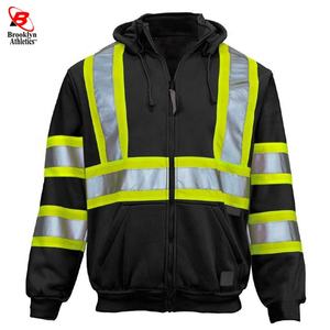 Sweat-shirt à capuche de sécurité haute visibilité, qualité supérieure, polaire - Product Image 1