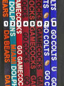 Bolso personalizado con cuentas StrapCrossbody College Purse Strapcustom Beaded strapsgameday strapsclear bag STRAP - Product Image 2